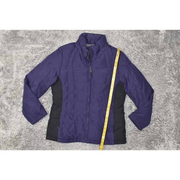 Calvin Klein Women's Medium Purple Puffer Jacket Down Full Zip Solid Polyester - Picture 7 of 7